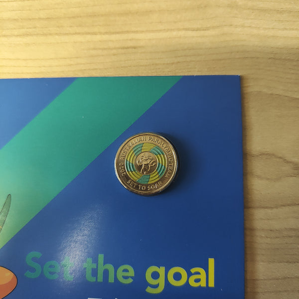 2020 Royal Australian Mint $2 Tokyo Paralympics Coloured Uncirculated Coin