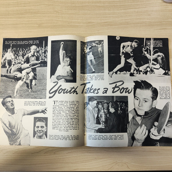 Cricket 1955 January World Sports Magazine Trevor Bailey Cricketer Cover