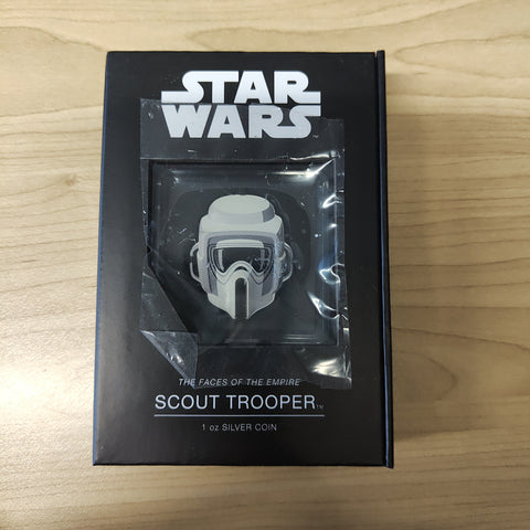 Niue 2021 New Zealand Mint $2 Star Wars Scout Trooper 1oz .999 Silver Coin