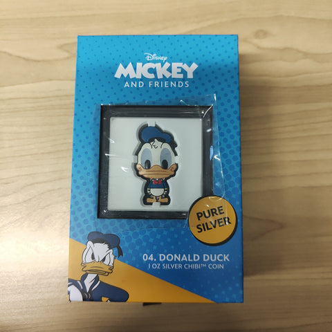 Niue 2021 New Zealand Mint $2 Mickey & Friends Donald Duck 1oz .999 Silver Coin