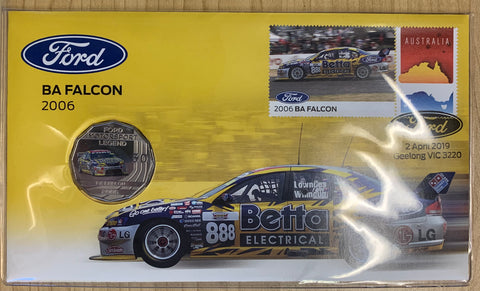 2019 Ford 2006 BA Falcon PNC with Coloured 50c Coin
