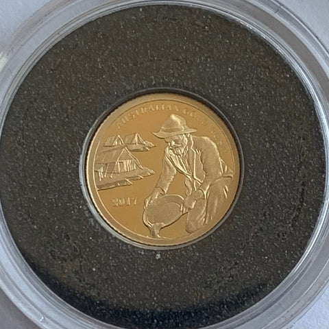2017 $1 Samoa "Australian Gold Rush" 5 gram .585 Gold Coin