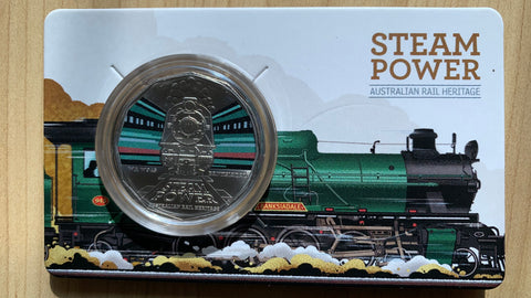 Australia 2022 Western Australia Rail Steam Train 50c Coin