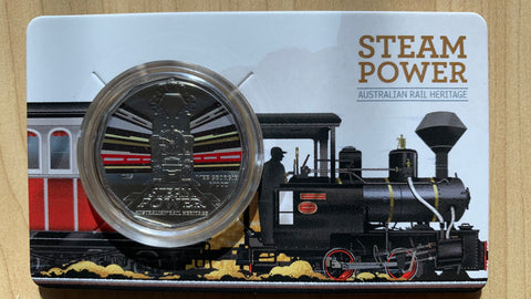 Australia 2022 Tasmanian Steam Train 50c Coin