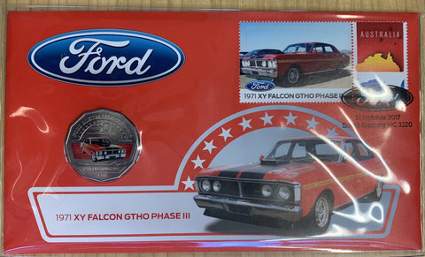 2017 Ford 1971 XY Falcon GTHO Phase 111 PNC with Coloured 50c Coin