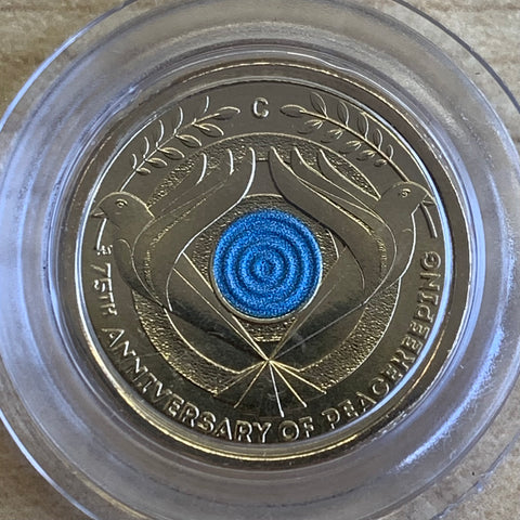2022 Australia $2 75th Anniversary of Peacekeeping C Mintmark  Uncirculated Coin