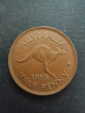 Australia 1959 1/2d Half Penny Extremely Fine Condition