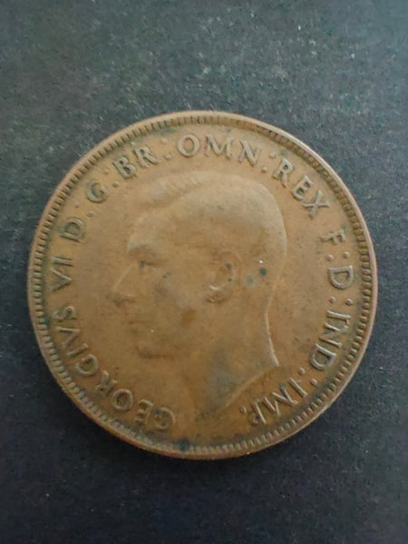 Australia 1943Y 1d One Penny Fine Condition. Perth Mint