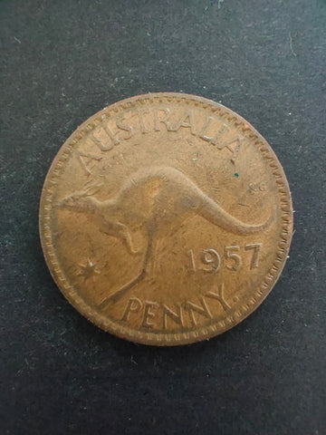 Australia 1957 1d One Penny Very Fine Condition
