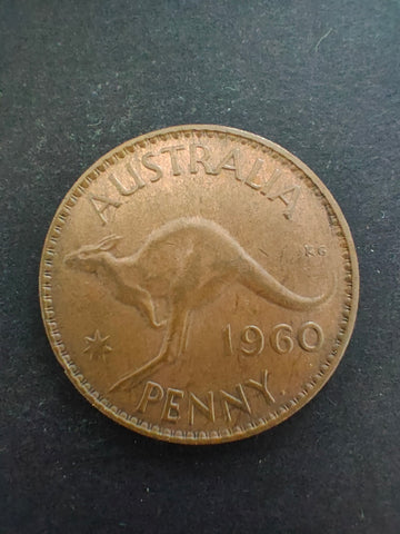 Australia 1960 1d One Penny Extremely Fine Condition