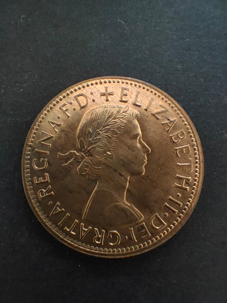 Australia 1964 1d One Penny Extremely Fine Condition. Melbourne Mint