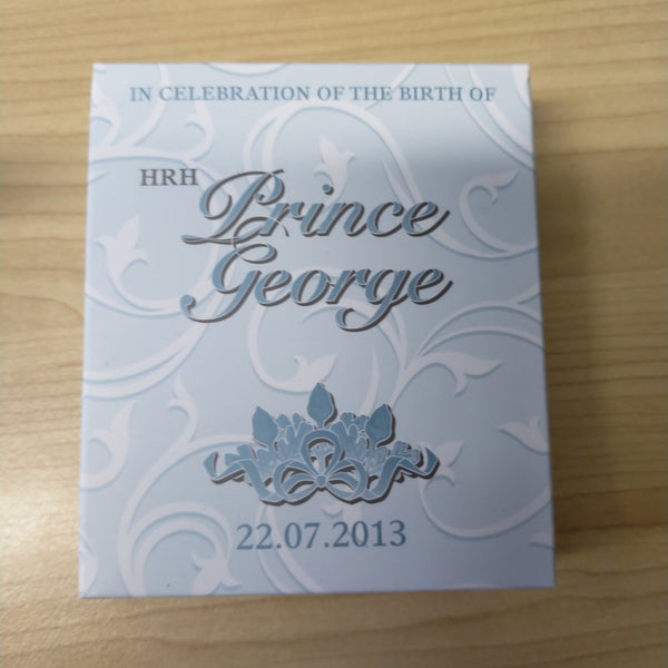Australia 2013 Perth Mint $1 The Birth Of Prince George 1oz .999 Silver Proof Coin