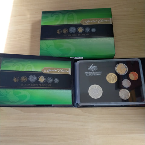 Australia 2013 Royal Australian Mint Special 20c Edition Proof Year Coin Set
