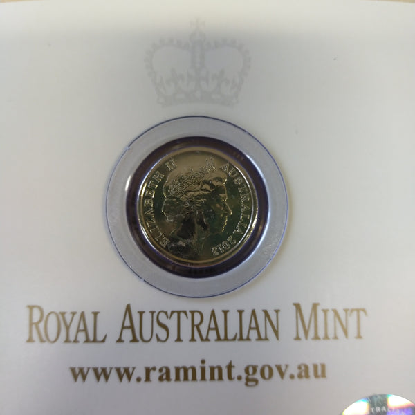 2013 $2 60th Anniversary of the Coronation of Queen Elizabeth II 'C' Mintmark Coloured Uncirculated Coin