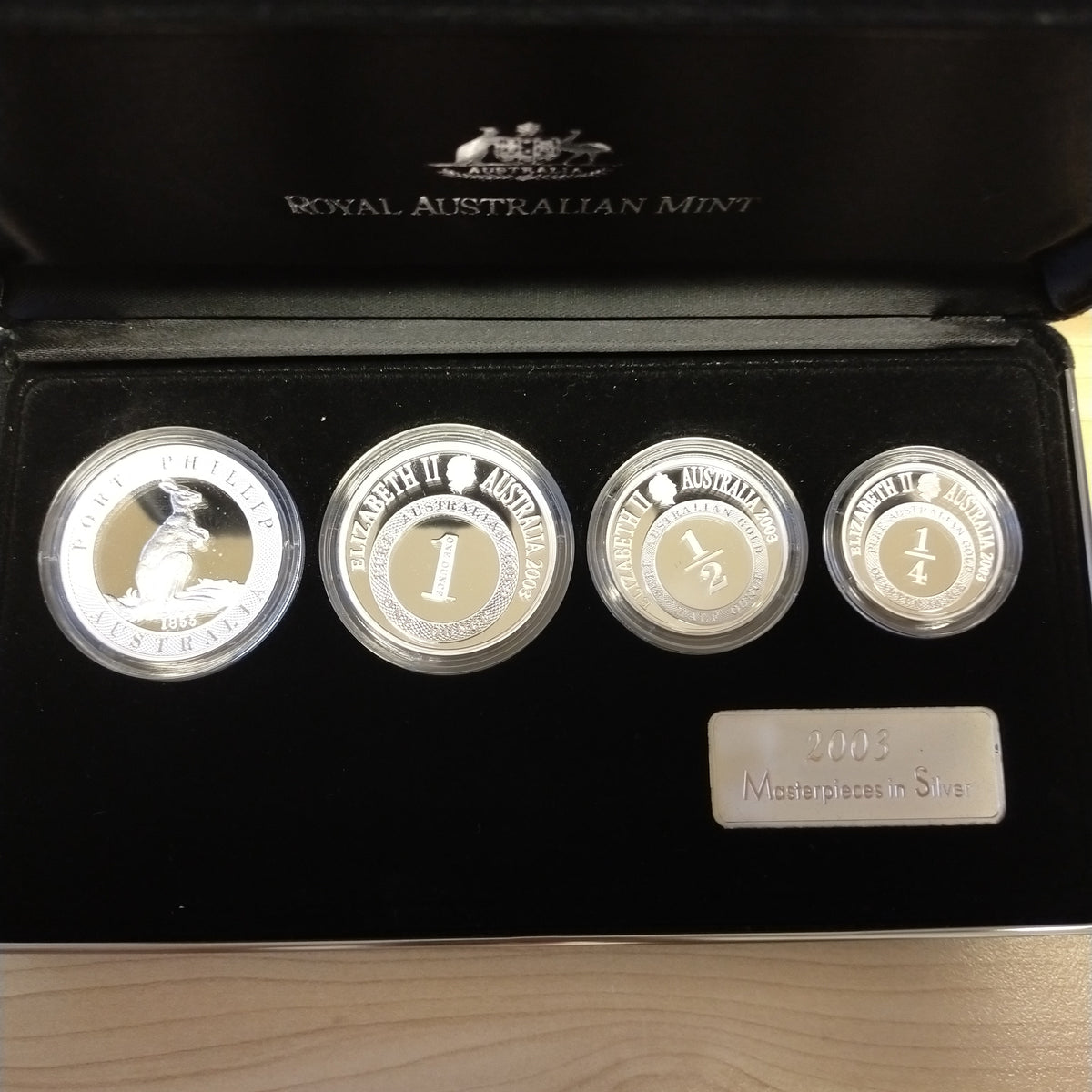 Australia 2003 Royal Australian Mint Masterpieces In Silver Port