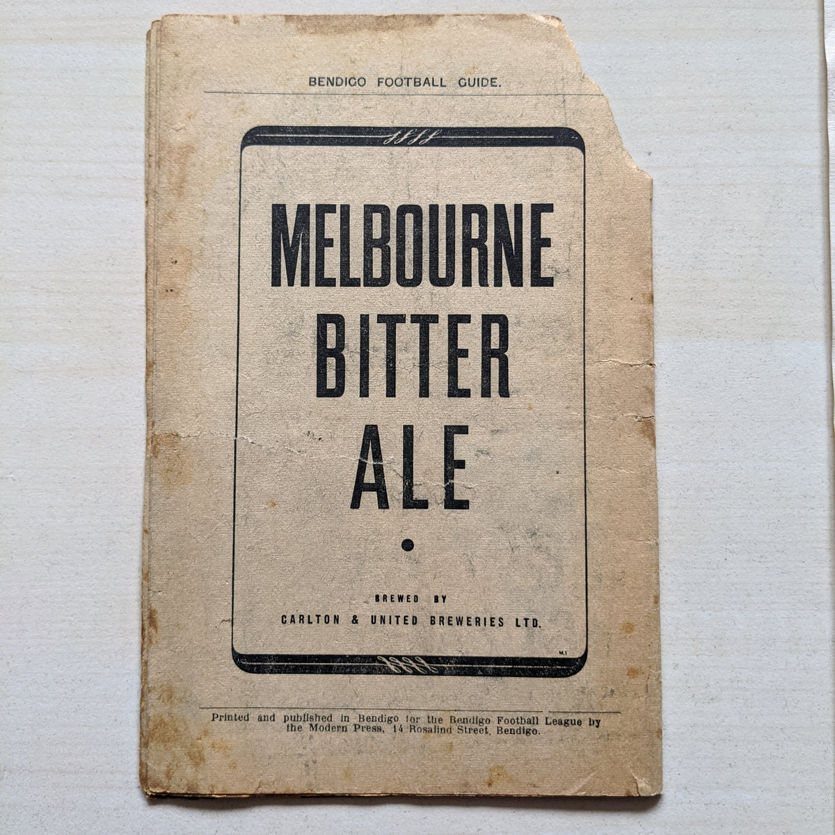 Football 1947 Bendigo Football League Record Shields Stamps & Coins