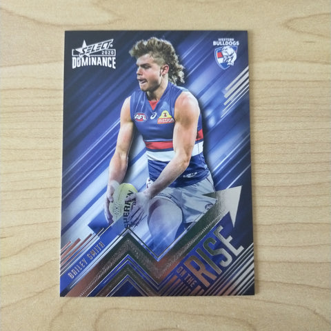 2020 AFL Select Dominance On The Rise Bailey Smith Western Bulldogs No. 224/350