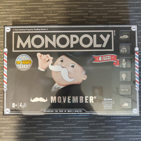 2020 Hasbro Monopoly Movember Limited Edition Set Sealed In Box