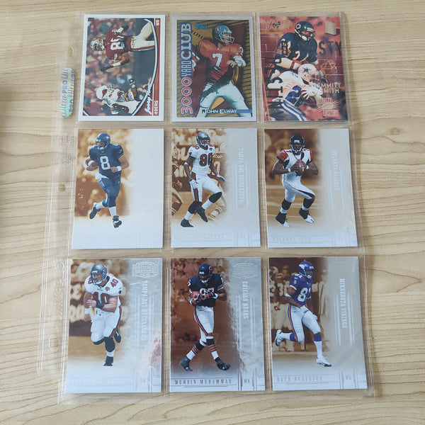 NFL 1994 - 2005 Trading Cards Lot of 100 + Donruss Including Tom Brady