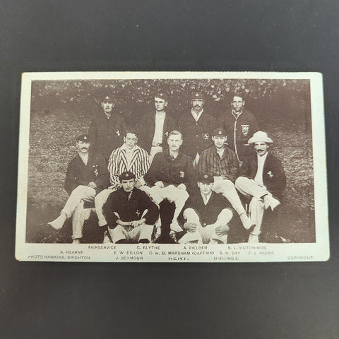 England 1904 Photograph Postcard Kent County Cricket Club Cricket Postcard