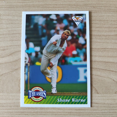Cricket 1993 Futera The Ashes Rookie Shane Warne Card
