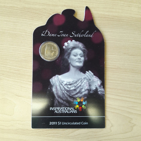 Australian 2011 Dame Joan Sutherland RAM $1  Uncirculated Coin