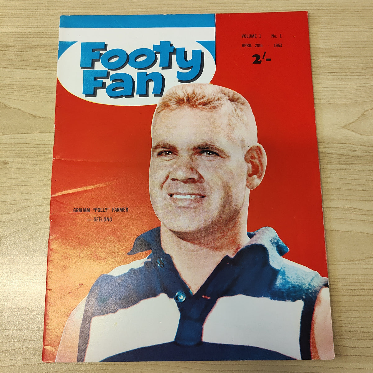 Footy Fan April 20 1963 Vol 1 No 1 Football Magazine Shields Stamps