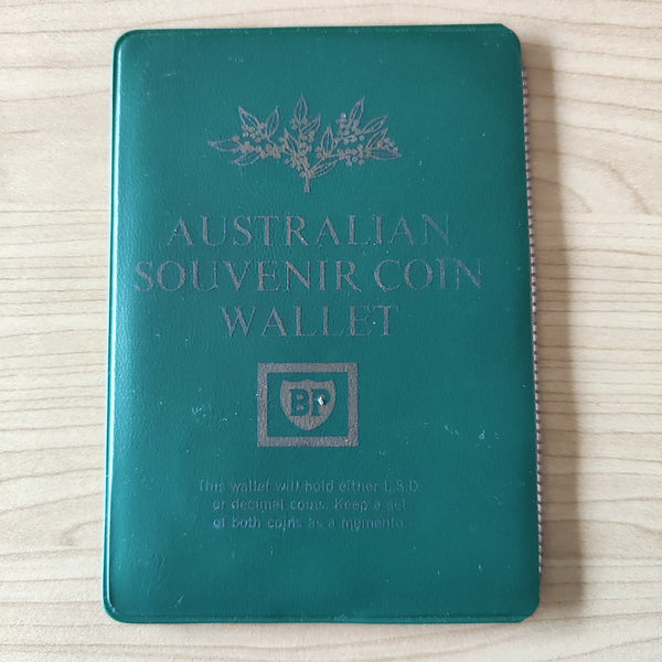 Pre-Decimal Australian BP Souvenir Wallet with Uncirculated Coin Set