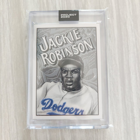2020 Topps Project 2020 Jackie Robinson Card #79 Artist Mister Cartoon Baseball Card