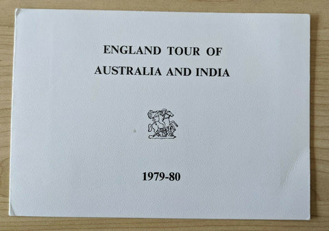 Cricket 1979-80 England Tour Of Australia & India Christmas Card Team Photo