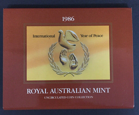 Australia 1986 Royal Australian Mint Uncirculated Coin Set