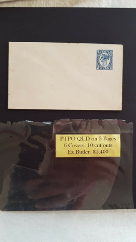 Queensland, Australian States, printed to private order envelope collection