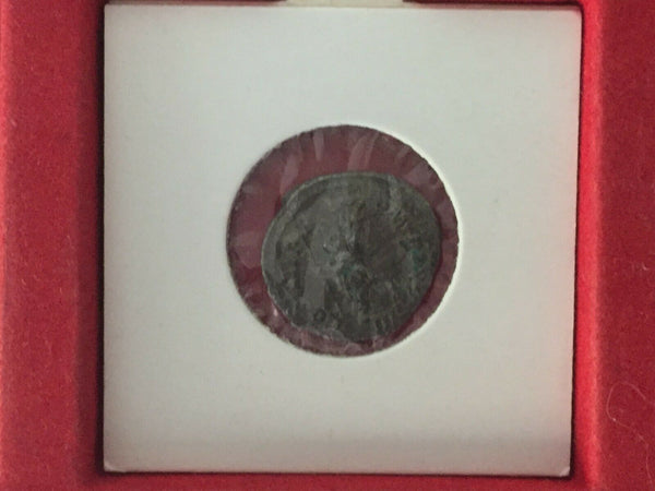 Carcalla Silver Denarius Rare Coin AD198-217 Serapis wreath and sceptre