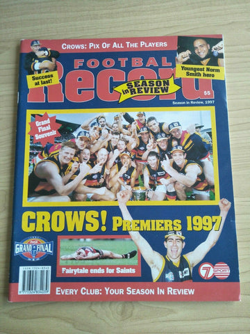 1997 Souvenir Edition Season In Review AFL Football Record