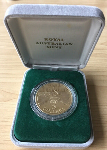 Australia 1988 Royal Australian Mint $5 New Parliament House  Proof