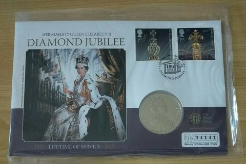 GB Great Britain The Royal Mint 2012 £5 Queen Elizabeth II Diamond Jubilee PNC