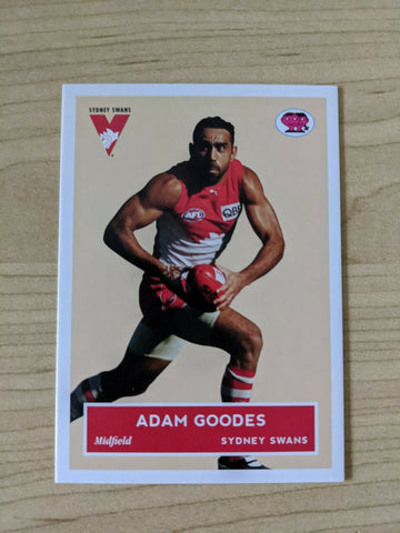 2009 AFL Select Scanlens Adam Goodes Sydney Swans