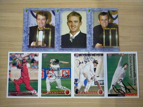 Australian State And National Cricket Cards Assorted, Some Signed