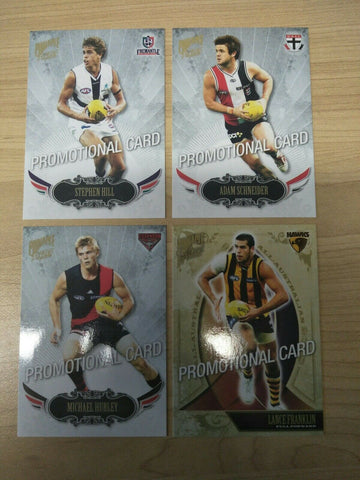 2009 Select AFL Pinnacle Promotional Cards Set Of 4