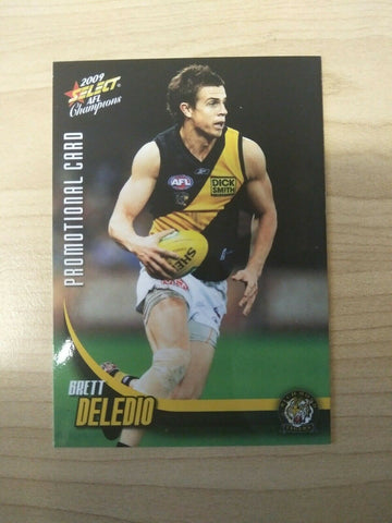 2009 Select AFL Champions Promotional Card Brett Deledio Richmond