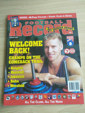 1997 Souvenir Edition AFL Football Record