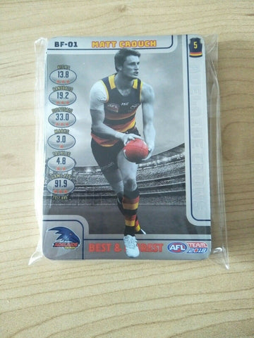 2018 AFL Teamcoach Silver Best And Fairest Complete Set Of 18 Cards