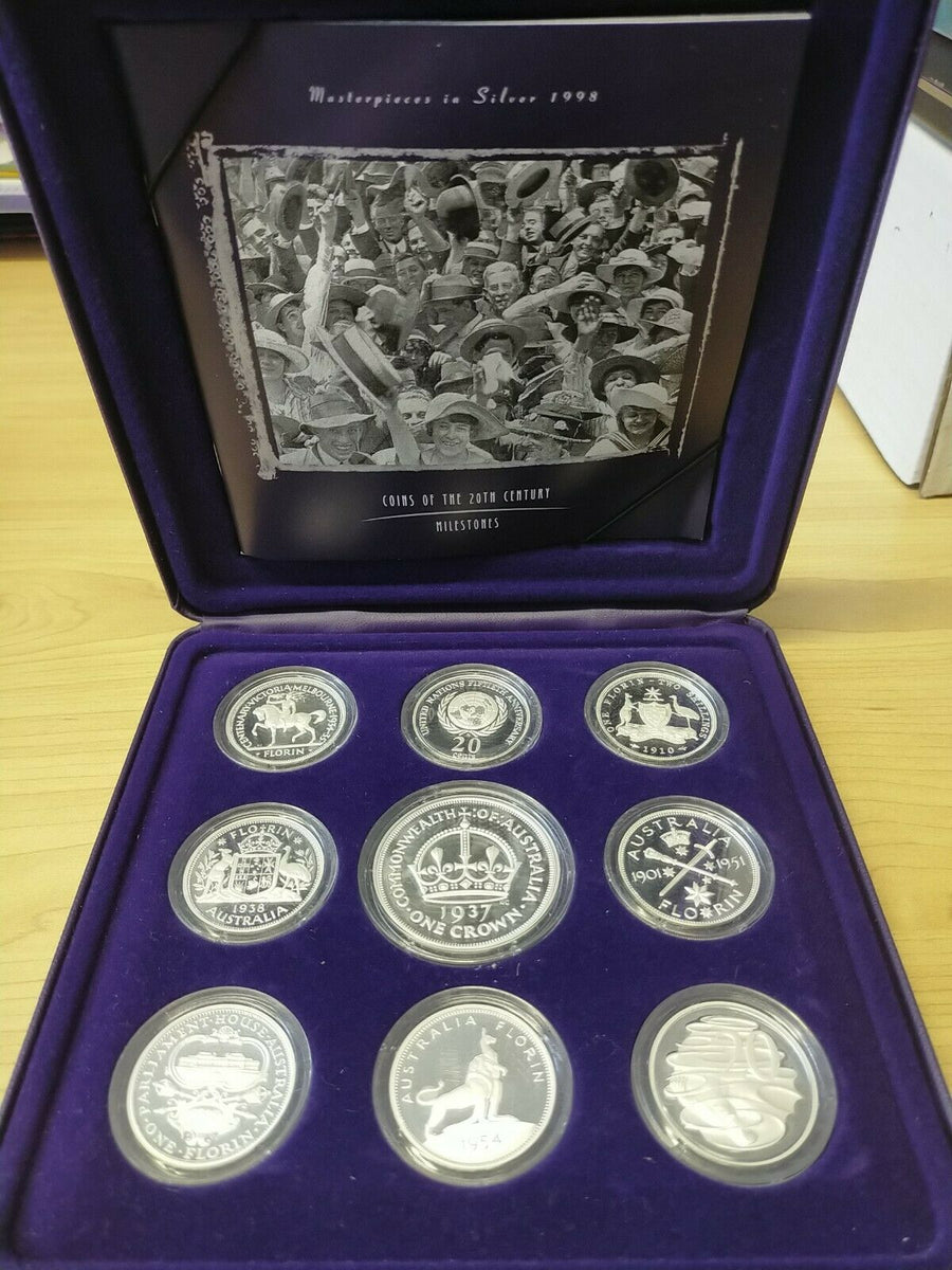 銀貨 オーストラリア王立造幣局発行 Masterpieces in Silver 1998 Royal Australian Mint Masterpieces In Silver .999 Proof 9