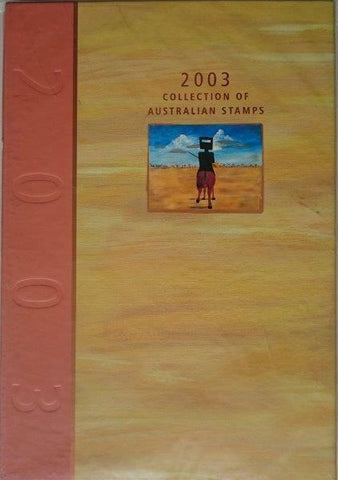Australia Post 2003 Year Album. This book contains all the different simplified stamps issued in that year.