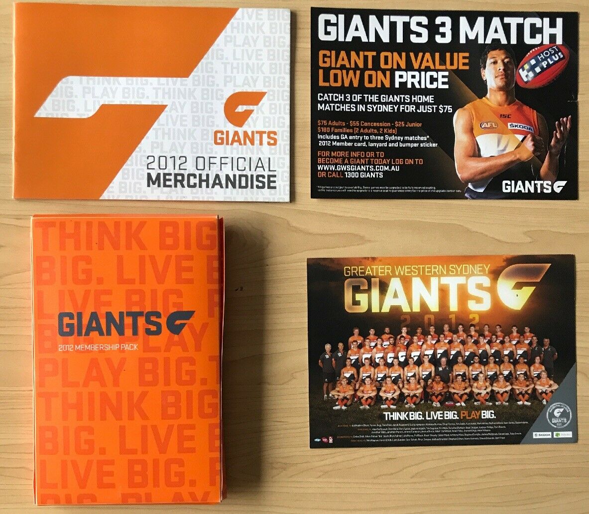 GWS Giants AFL Personalized Boxers - Midtintee