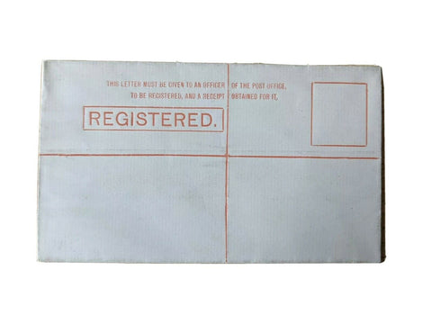 Victoria Australian States postal stationery 4d REGISTERED ENVELOPE HG:2 Mint