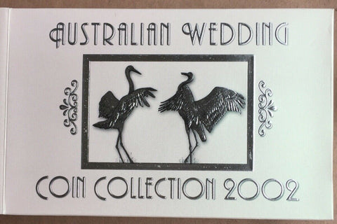 Australia 2002 Royal Australian Mint Wedding Coin Collection. Ideal Anniversary Gift.