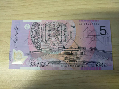 R220bL $5 Last Prefix Uncirculated Banknote