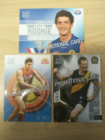 2011 Select AFL Infinity Promotional Cards Set Of 3