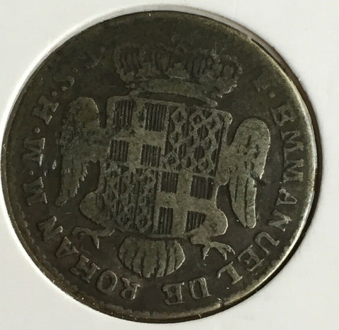 Malta 1780 6 Tari Silver Coin